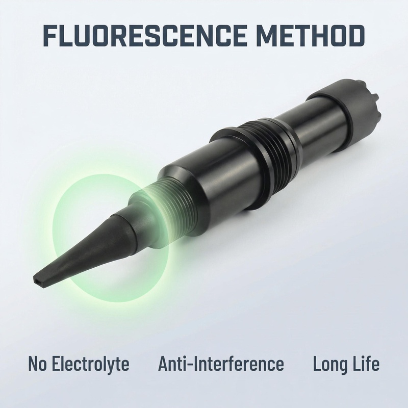 OHTS1031 optical fluorescence measurement method featuring no electrolyte consumption anti-interference and long service life