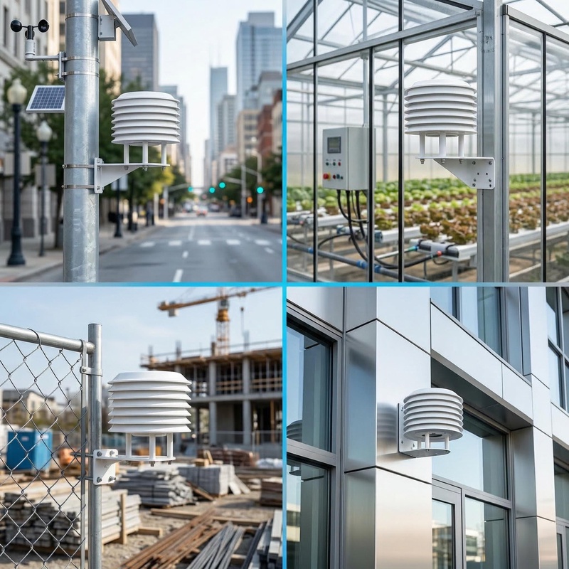 OHTS1060 multi-scenario application scenarios including smart city street pole greenhouse industrial site and building automation