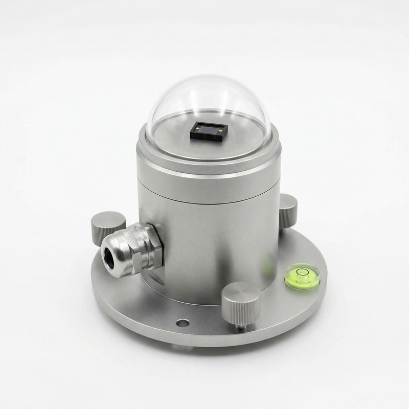 OHTS1096 Photoelectric Pyranometer main product view with aluminum alloy housing and transparent dust shield