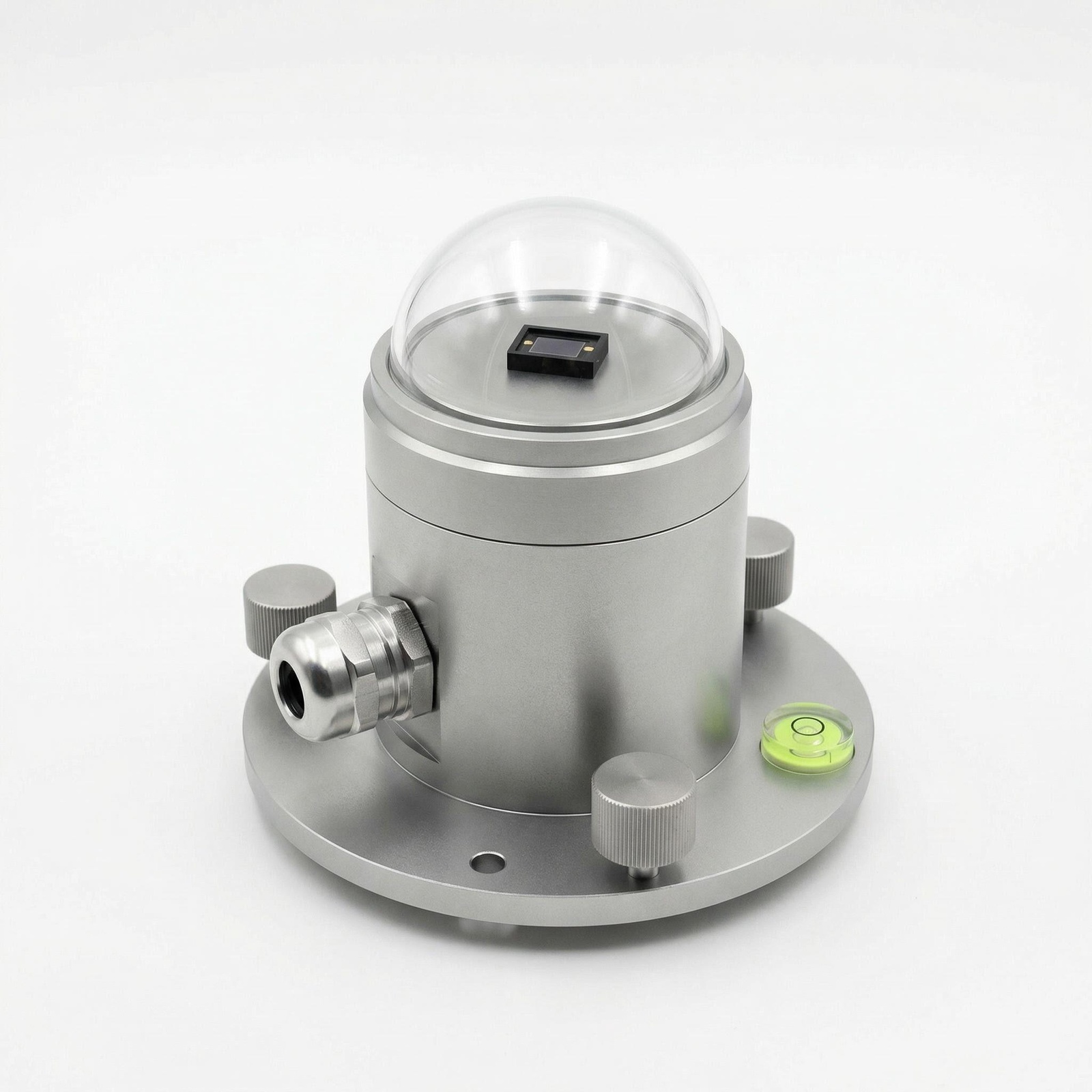 OHTS1096 Photoelectric Pyranometer main product view with aluminum alloy housing and transparent dust shield