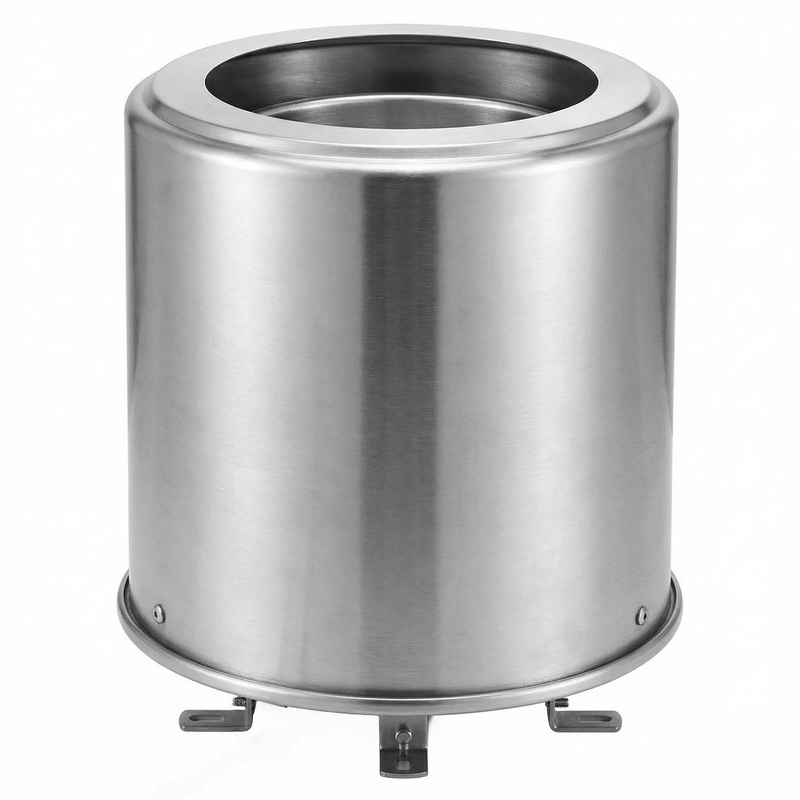 OHTS1098 Evaporation Transmitter main product view with 304 stainless steel cylindrical body and mounting brackets on white background