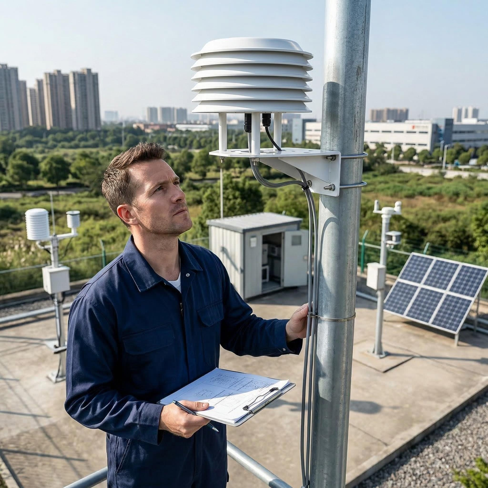 Urban deployment scenario for environmental monitoring